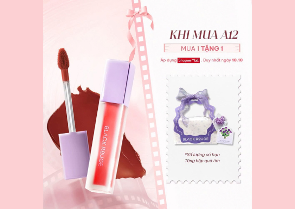 Son Black Rouge A12: sắc đỏ nâu gạch huyền thoại vượt thời gian
