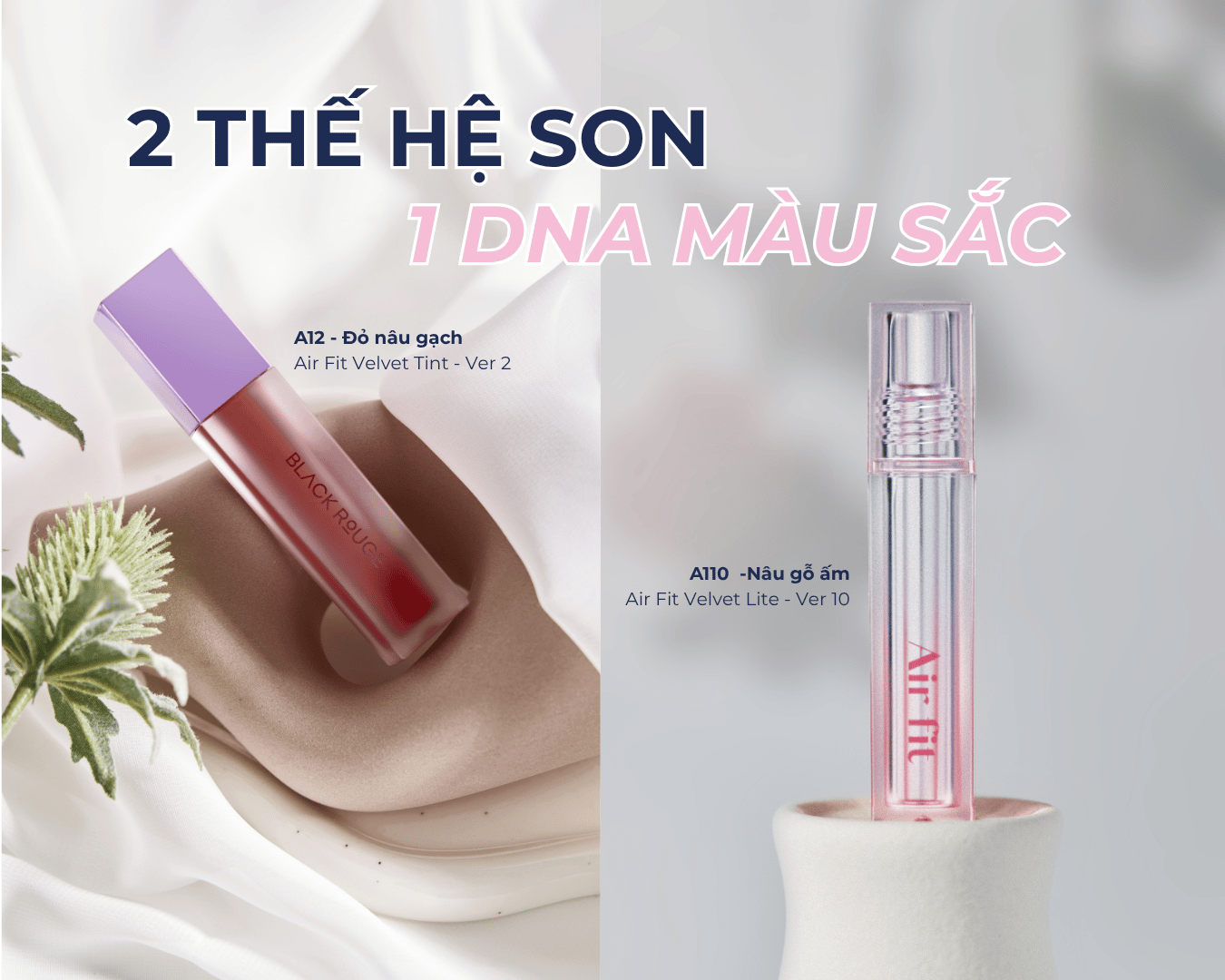 Hai màu son đỏ gạch đình đám của Black Rouge A12 và A110, chân ái của gái Việt là?