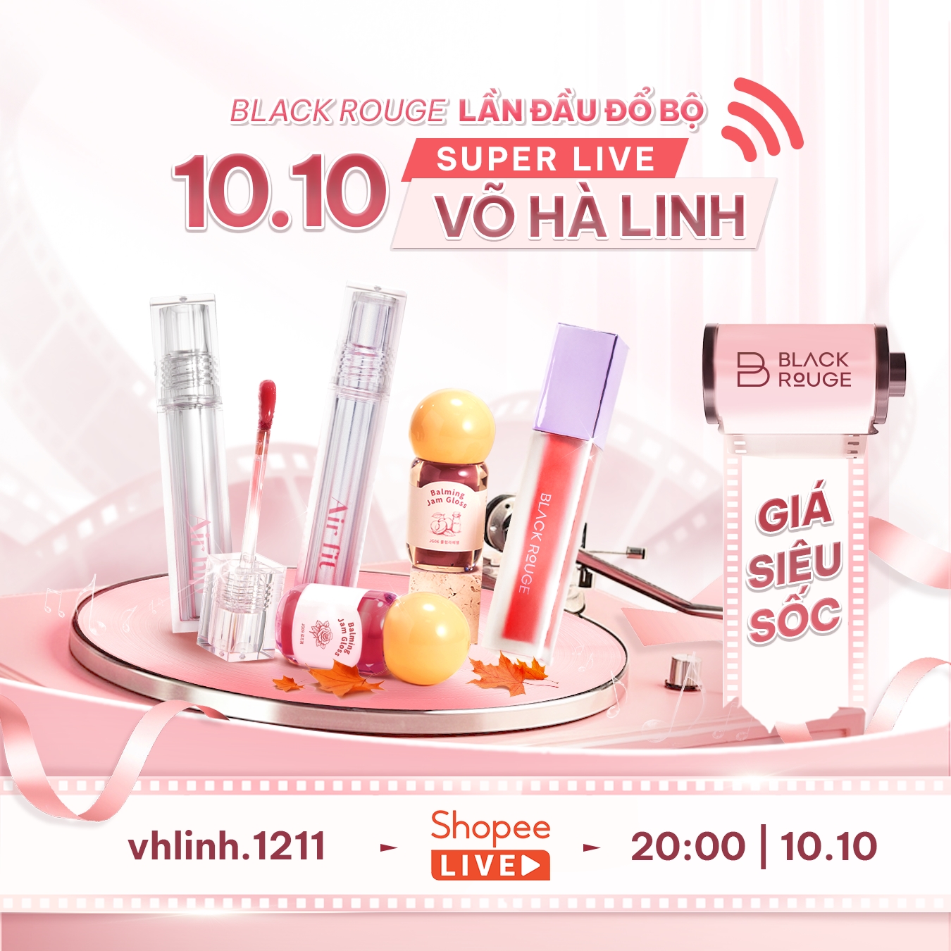 BLACK ROUGE LẦN ĐẦU XUẤT HIỆN TRONG SUPER LIVE VÕ HÀ LINH 10.10