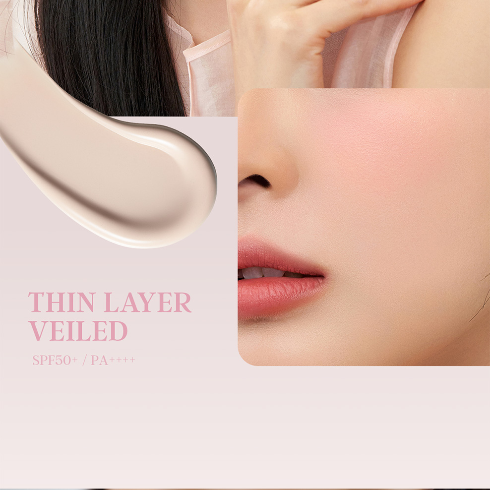 Phấn Nước Mịn Lì Lâu Trôi Black Rouge Thin Layer Veiled Cushion SPF50+/PA++++ 14g
