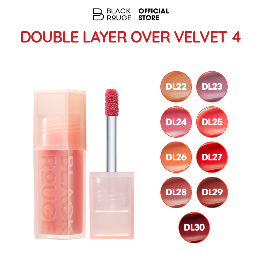 [NEW] Son Kem Black Rouge Double Layer Over Velvet Ver 4