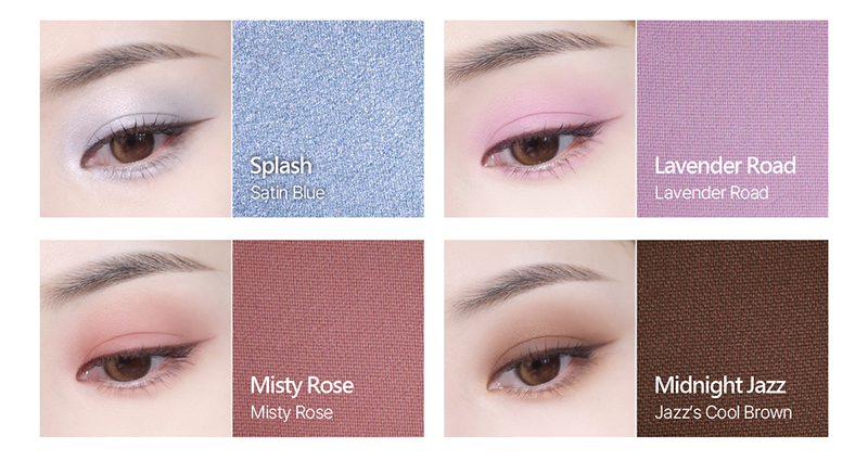 Bảng Phấn Mắt 9 Ô Màu Có Highlight Black Rouge Colordation Mood Palette - Weather Zip