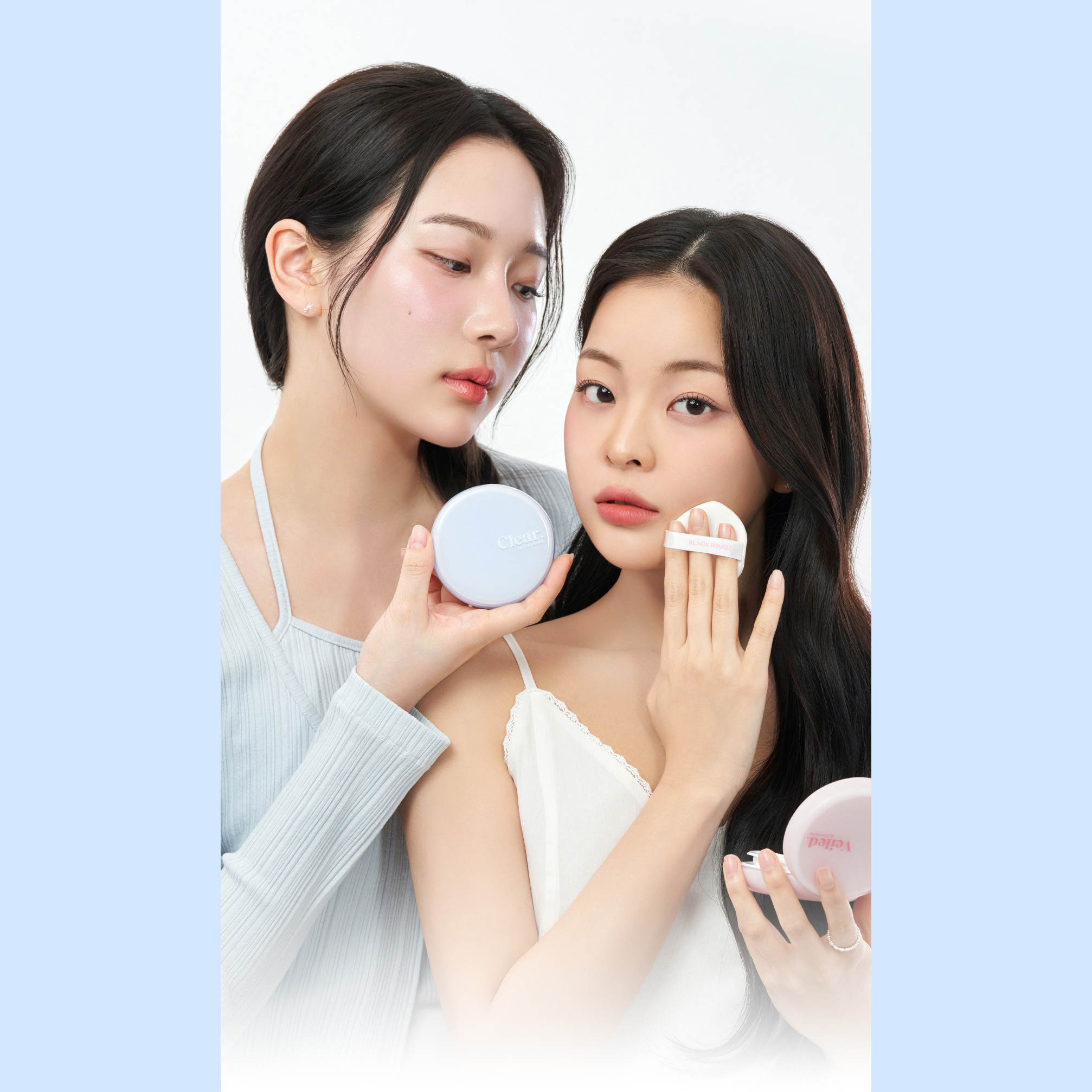 Phấn Nước Mịn Lì Lâu Trôi Black Rouge Thin Layer Veiled Cushion SPF50+/PA++++ 14g