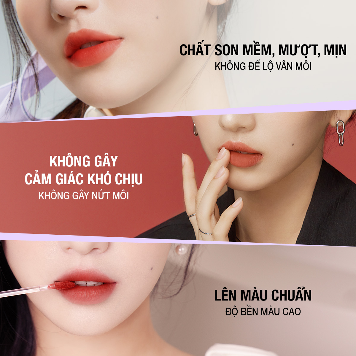 Son Kem Black Rouge Airfit Velvet Tint Ver 2 Mood Filter