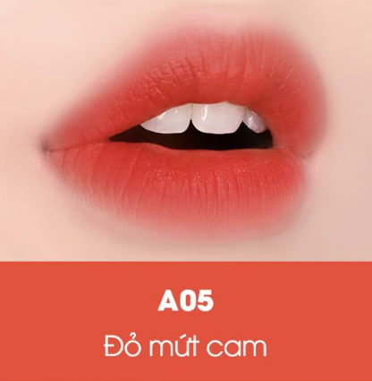 Son kem Black Rouge Airfit Velvet Tint Ver 1 THE RED