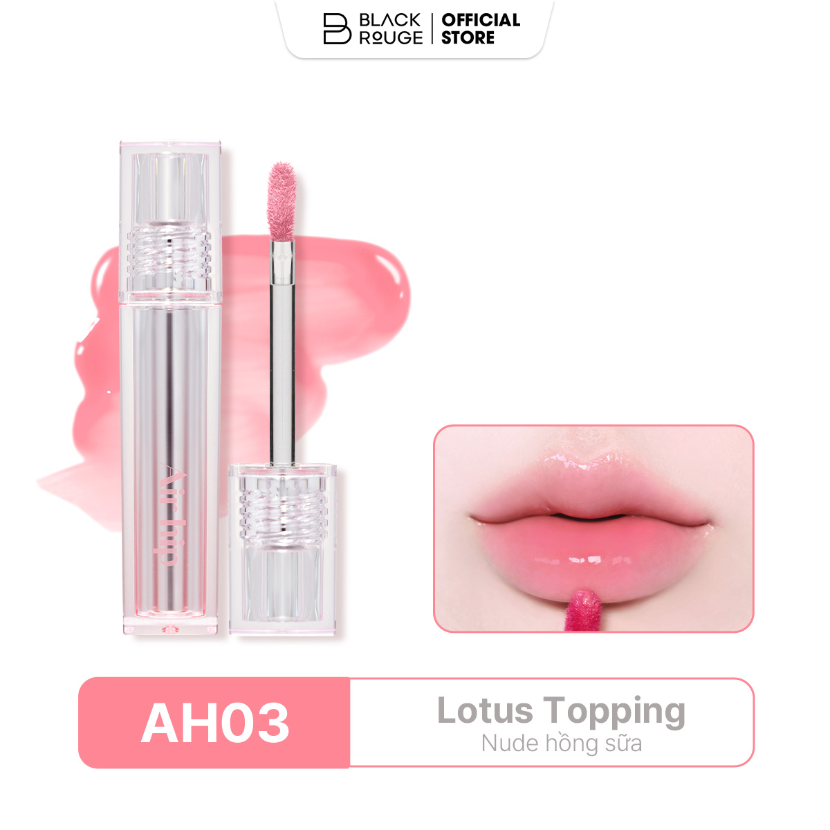 [MỚI] Son Tint Black Rouge Air Hip Glow Tint - 4.2g