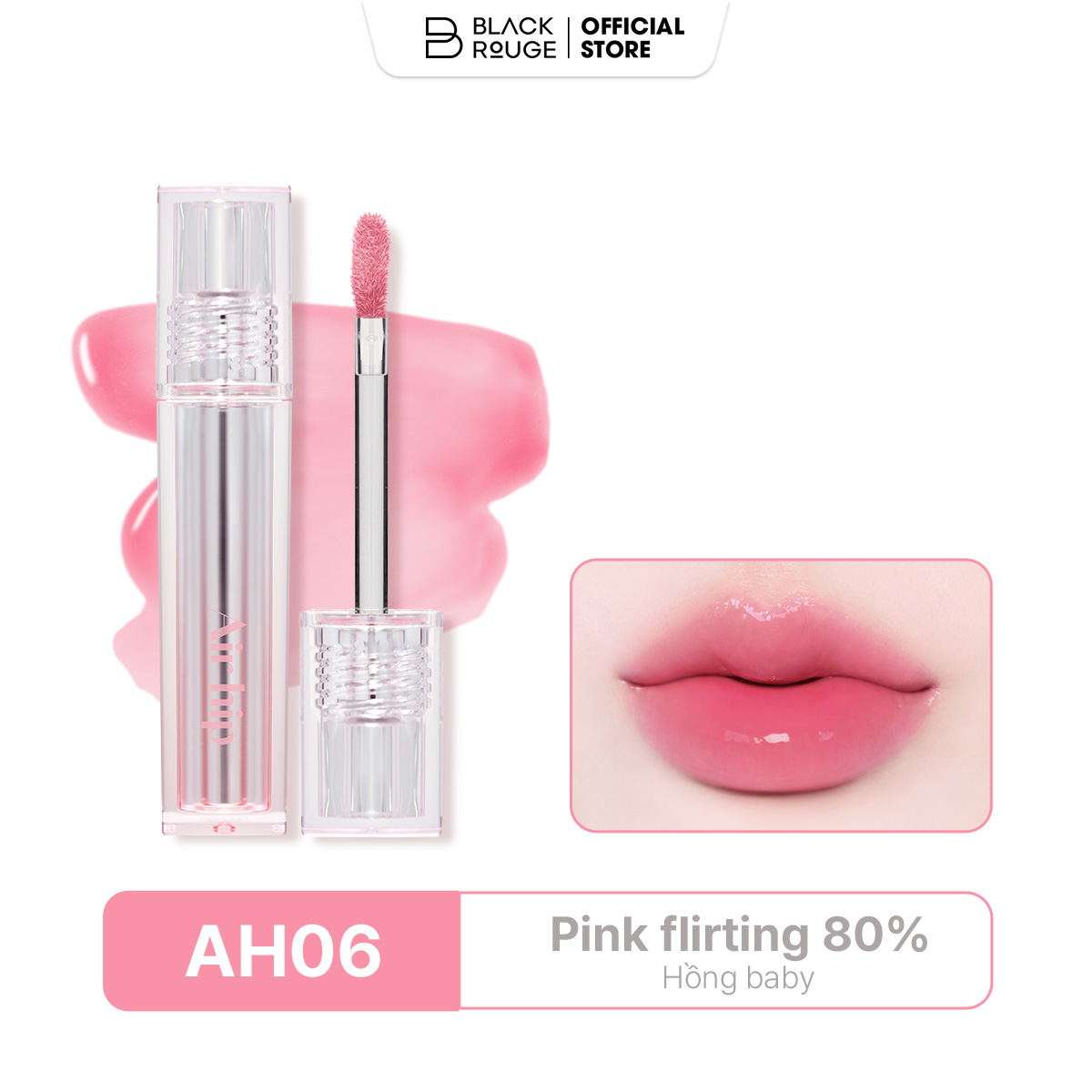 [MỚI] Son Tint Black Rouge Air Hip Glow Tint - 4.2g