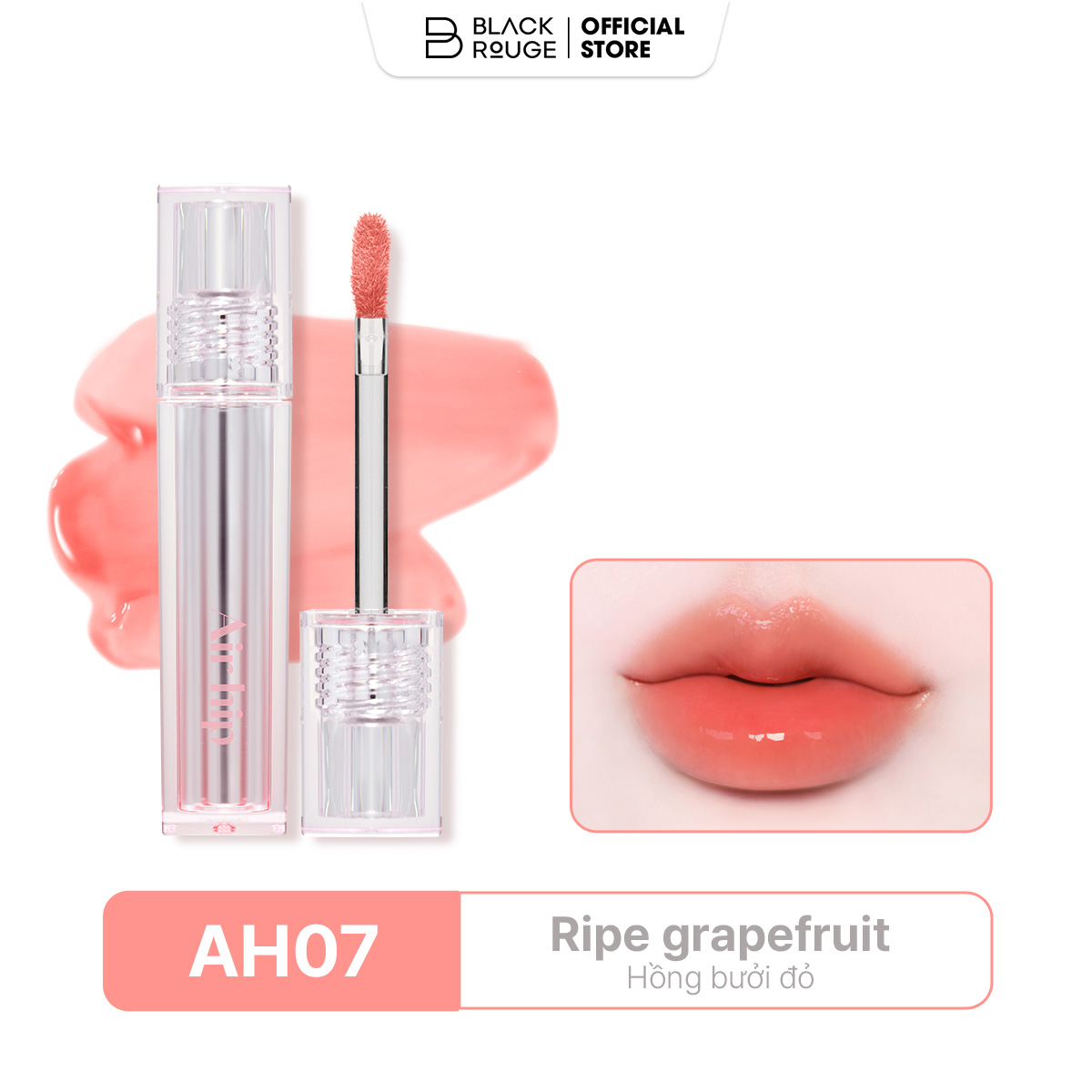 [MỚI] Son Tint Black Rouge Air Hip Glow Tint - 4.2g