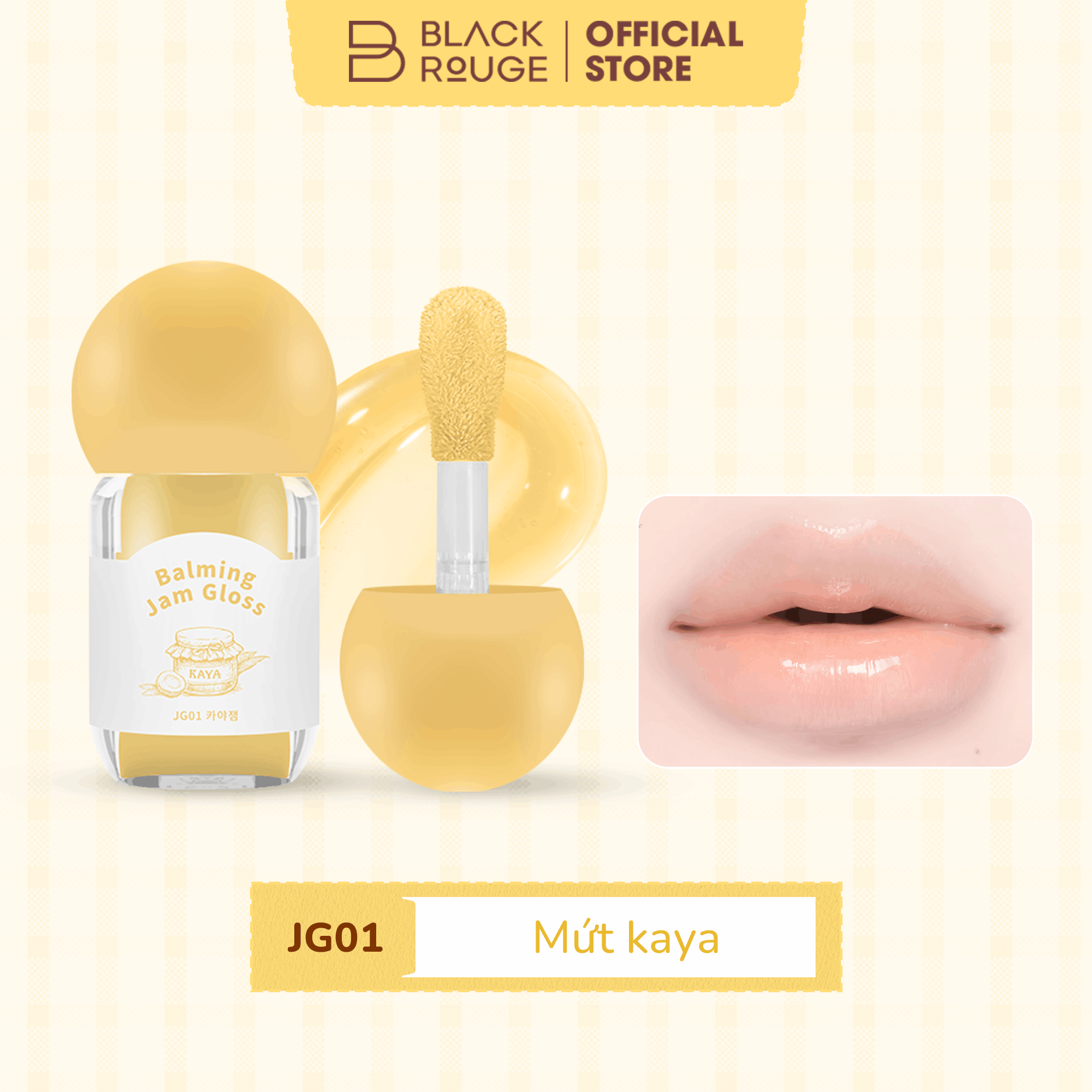 [MỚI] Son Bóng Dưỡng Ẩm Black Rouge Balming Jam Gloss - 3.2g