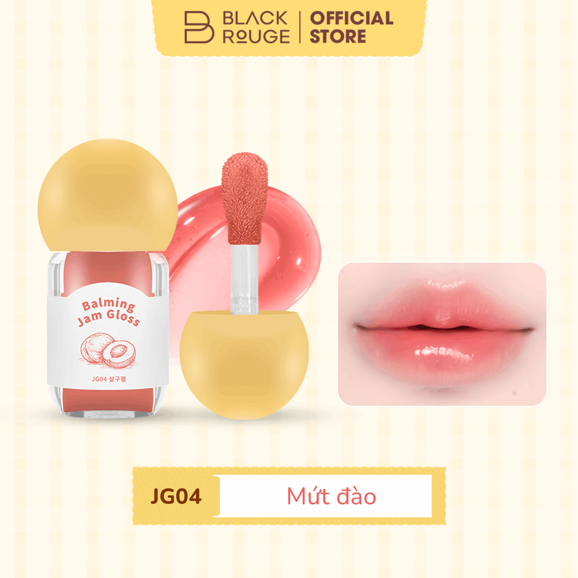 [MỚI] Son Bóng Dưỡng Ẩm Black Rouge Balming Jam Gloss - 3.2g