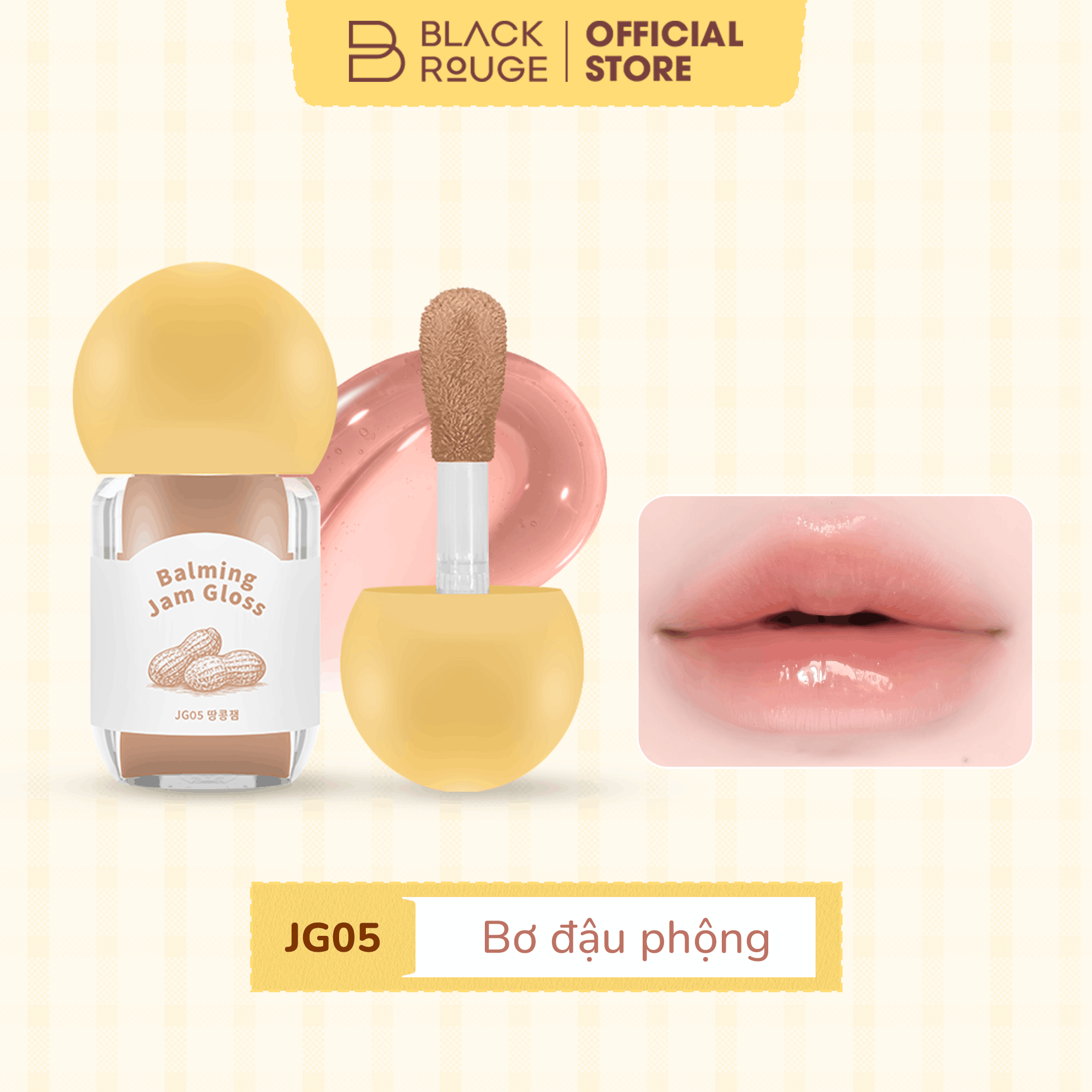 [MỚI] Son Bóng Dưỡng Ẩm Black Rouge Balming Jam Gloss - 3.2g