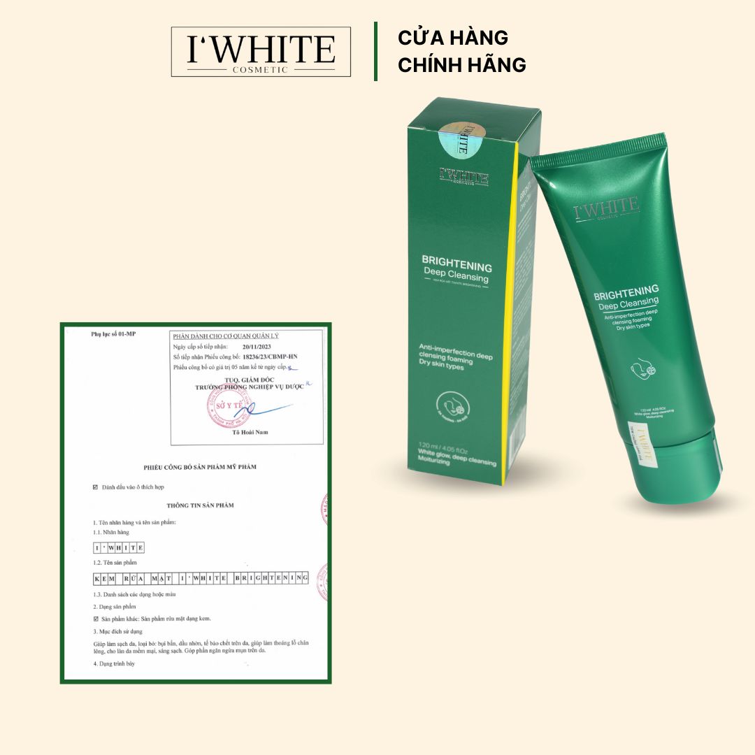 Kem rửa mặt I'White IW- 4002 (Dành cho da thường và da khô)