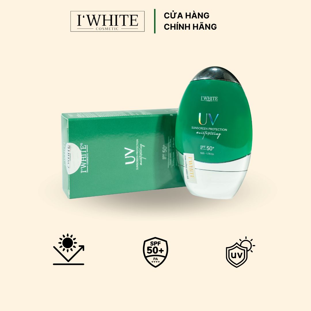 Kem chống nắng I'WHITE SPF 50/ PA+++ 50gr IW-411