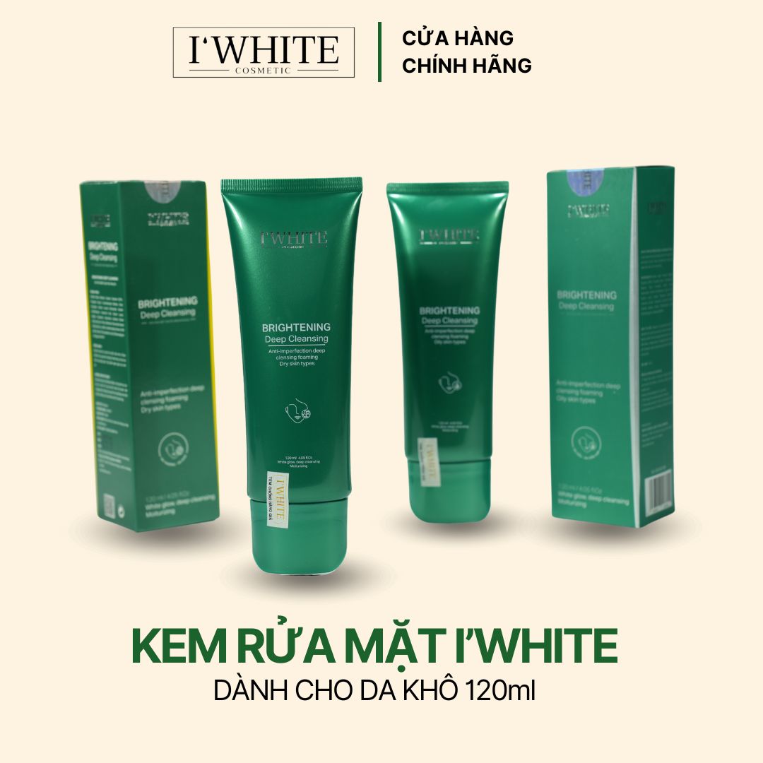 Kem rửa mặt I'White IW- 4002 (Dành cho da thường và da khô)