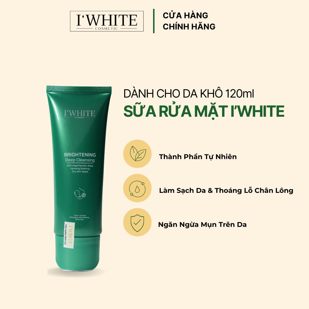 Kem rửa mặt I'White IW- 4002 (Dành cho da thường và da khô)