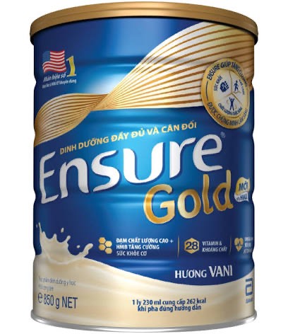 Sữa Bột Ensure Đức Vanille Geschmack 400g (Lon)