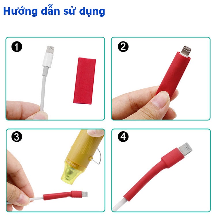 560 Ống dây co nhiệt gen bọc dây điện, sạc đủ các kích cỡ