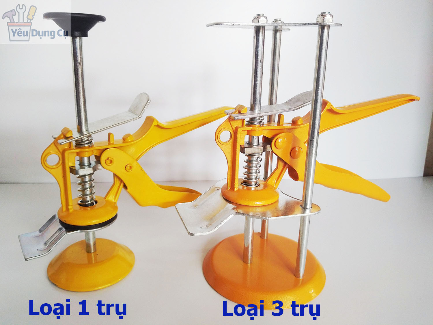 Kích nâng gạch ốp lát tường Loại 1 trụ và 3 trụ
