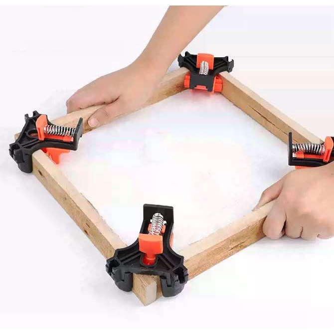 Kẹp góc vuông gỗ nhanh, vam kẹp gỗ , ê tô kẹp nhanh góc vuông