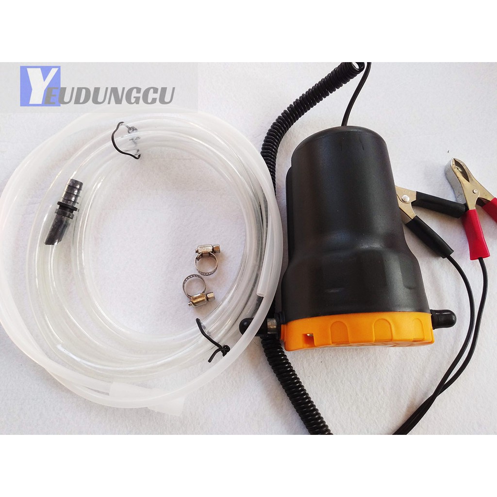 Máy bơm dầu Diesel 12V - 24V bơm tự mồi dùng cho ô tô