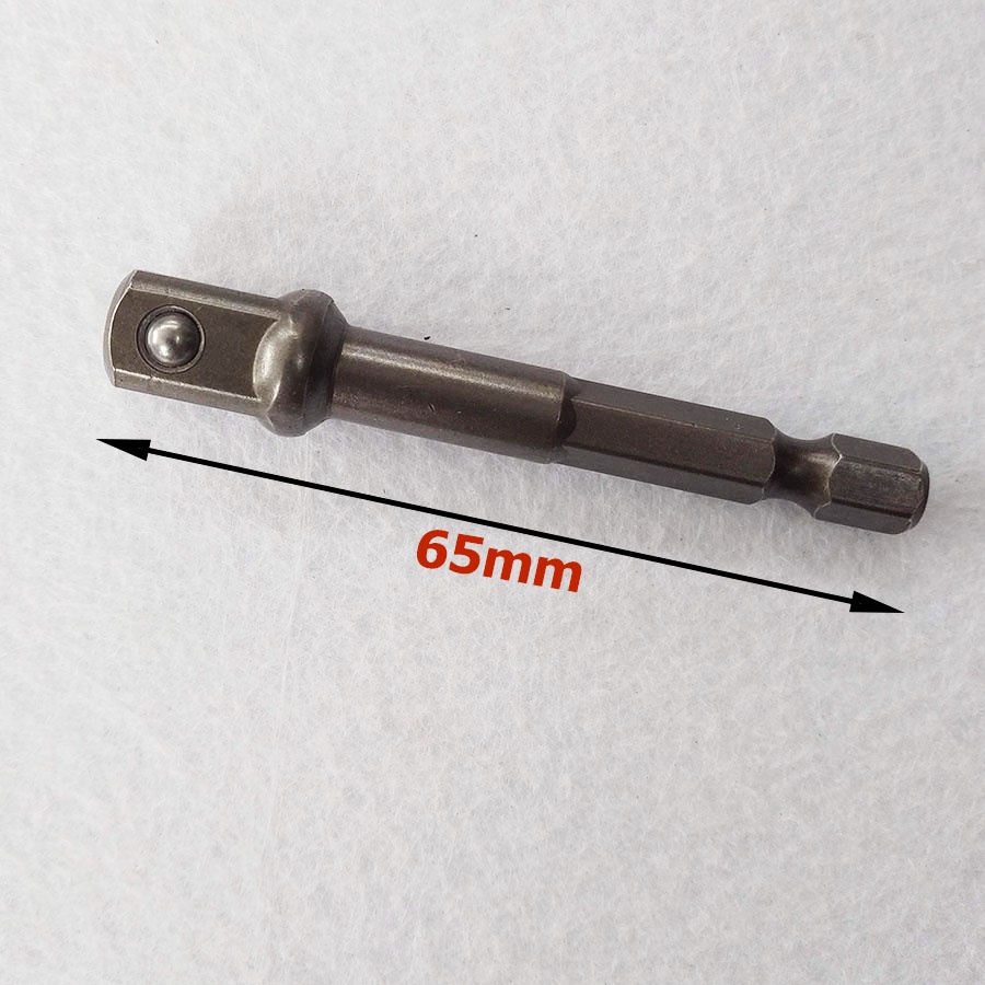 Đầu chuyển vít sang khẩu Bulong (chuôi lục giác) 3 kích cỡ 1/4 3/8 1/2 (dài 7cm)