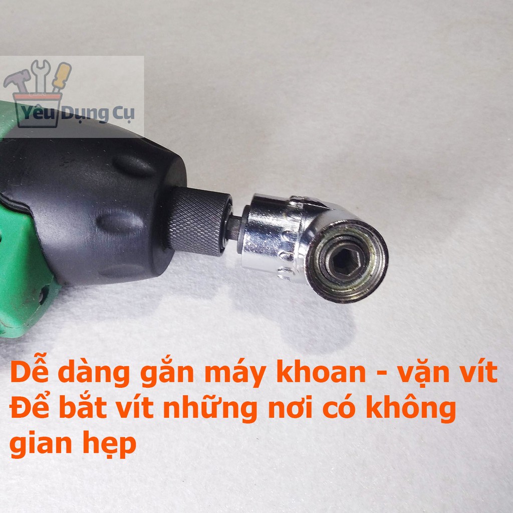Đầu chuyển hướng bắt vít chân lục giác dùng cho máy khoan bắn vít