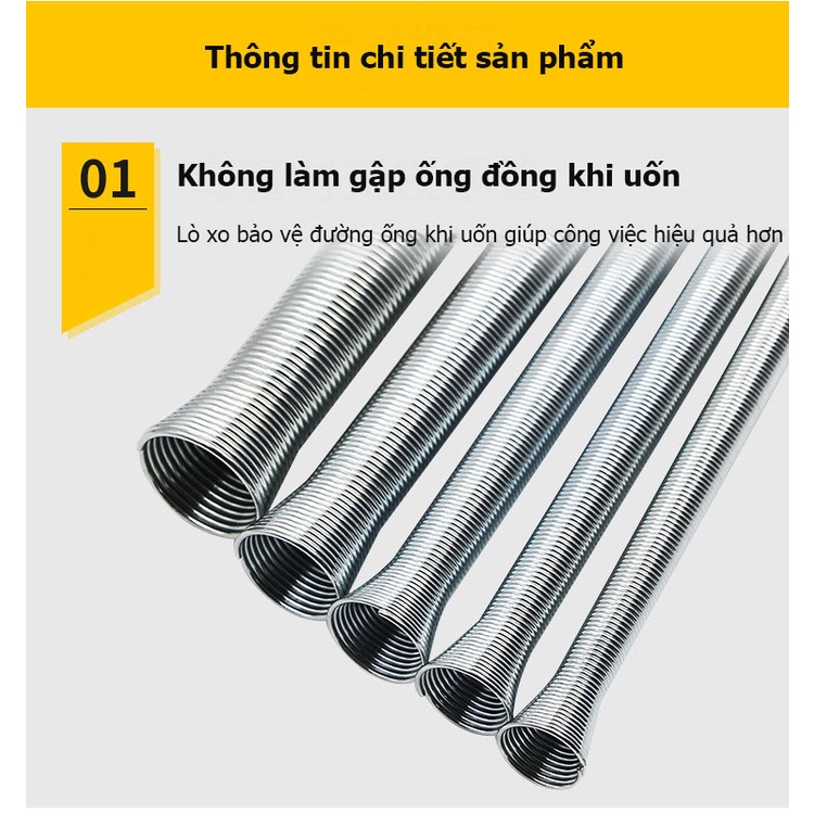Combo bộ 5 lò xo uốn ống đồng điều hòa