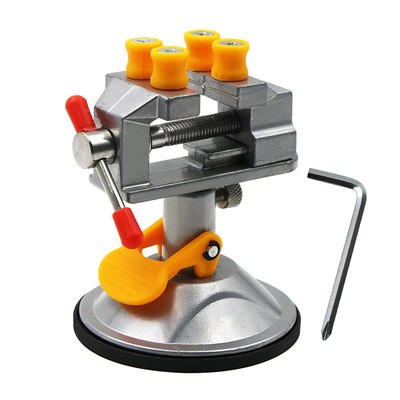 Ê tô mini để bàn dạng đế hít xoay 360 độ - Eto để bàn dụng cụ DIY