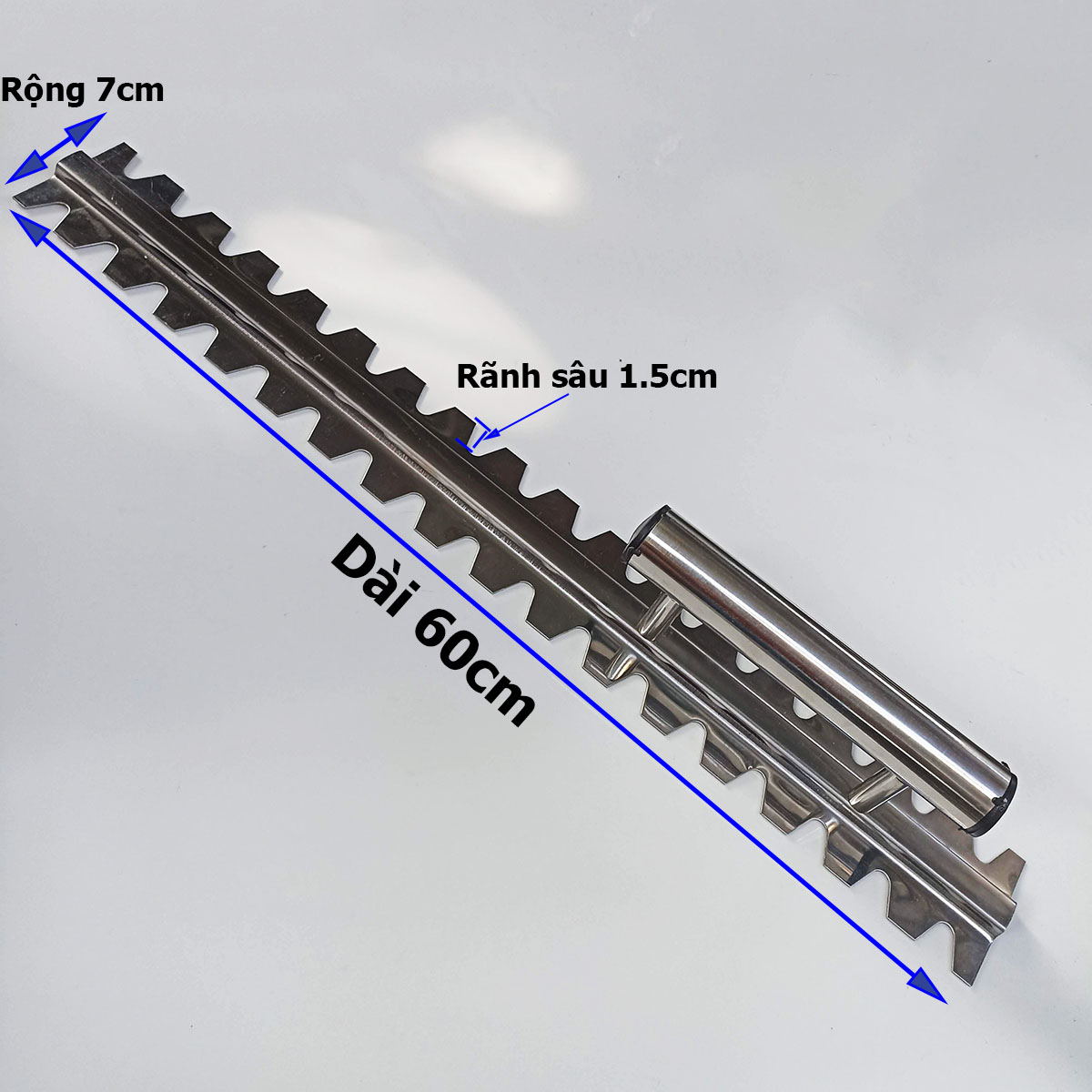 Máng kéo răng cưa tạo rãnh lát gạch mở rộng từ 60cm - 110cm