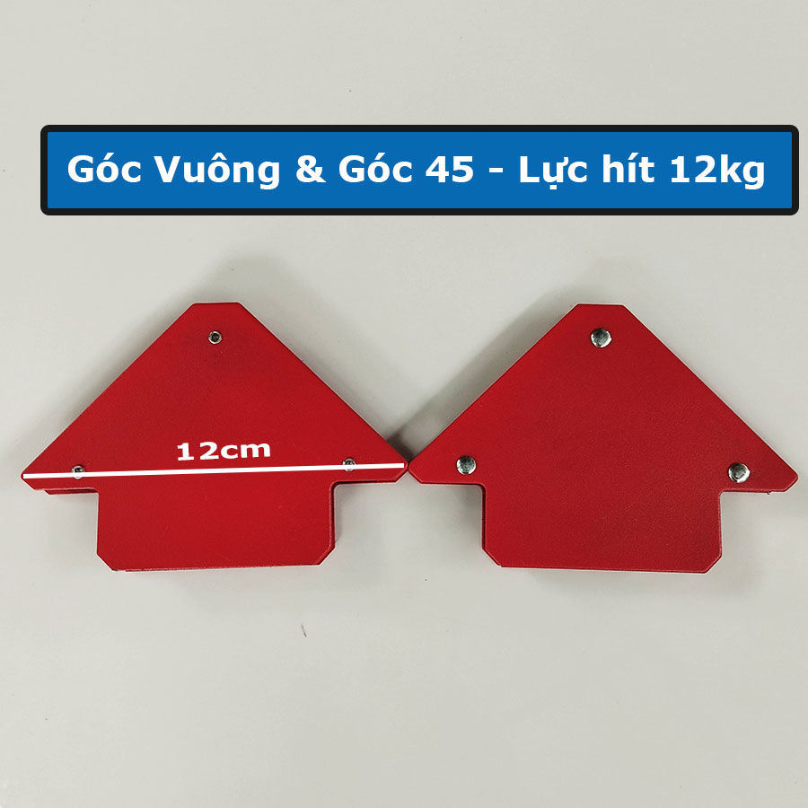 Ke góc nam châm 12kg - 22kg - 5kg hàn góc vuông, góc 45 độ