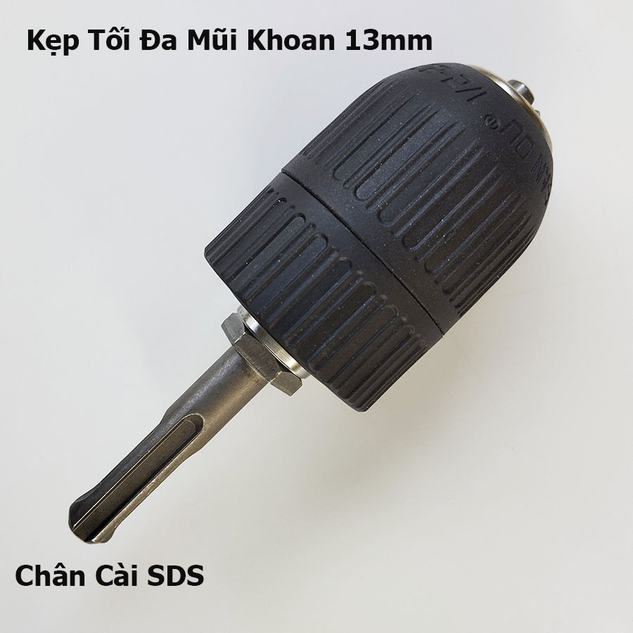 Đầu chuyển đổi khoan bê tông sang khoan kẹp - Chân Gài SDS