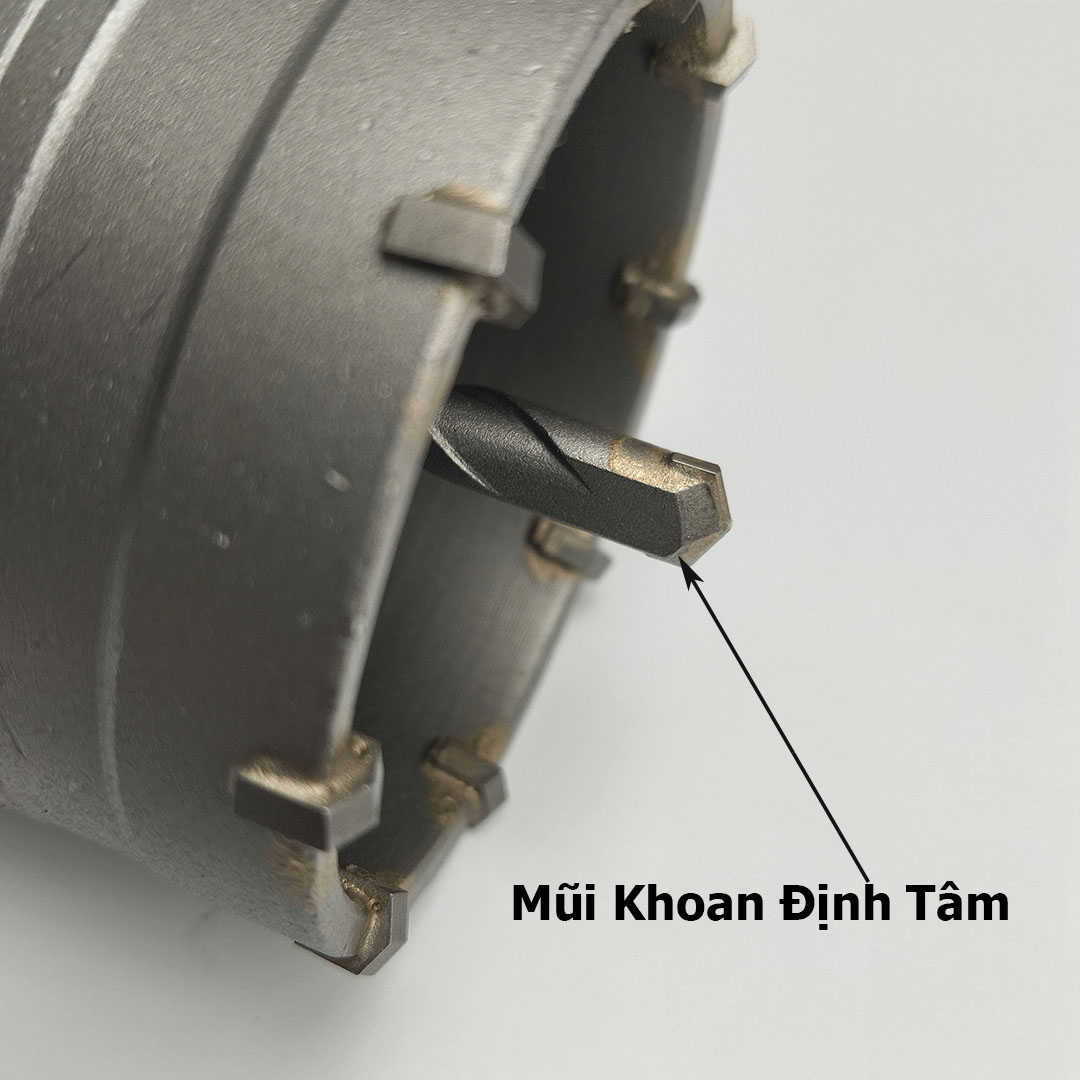 Mũi Khoan Rút Lõi Tường Bê Tông Đủ Kích Thước Từ 30-90mm