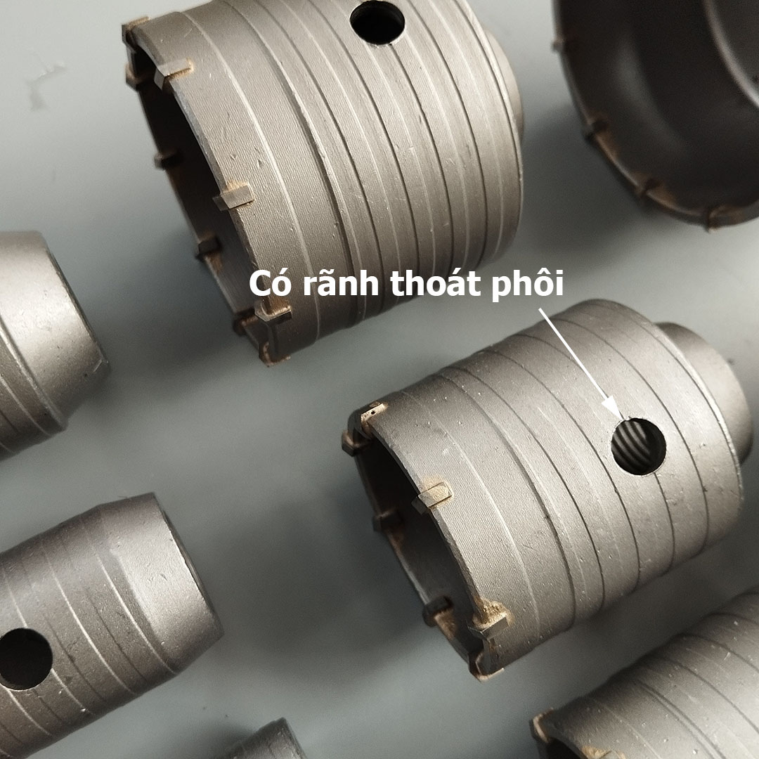 Phụ Kiện Mũi Khoan Rút Lõi Tường Bê Tông 30-90mm Lắp Cho Máy Khoan Bê Tông