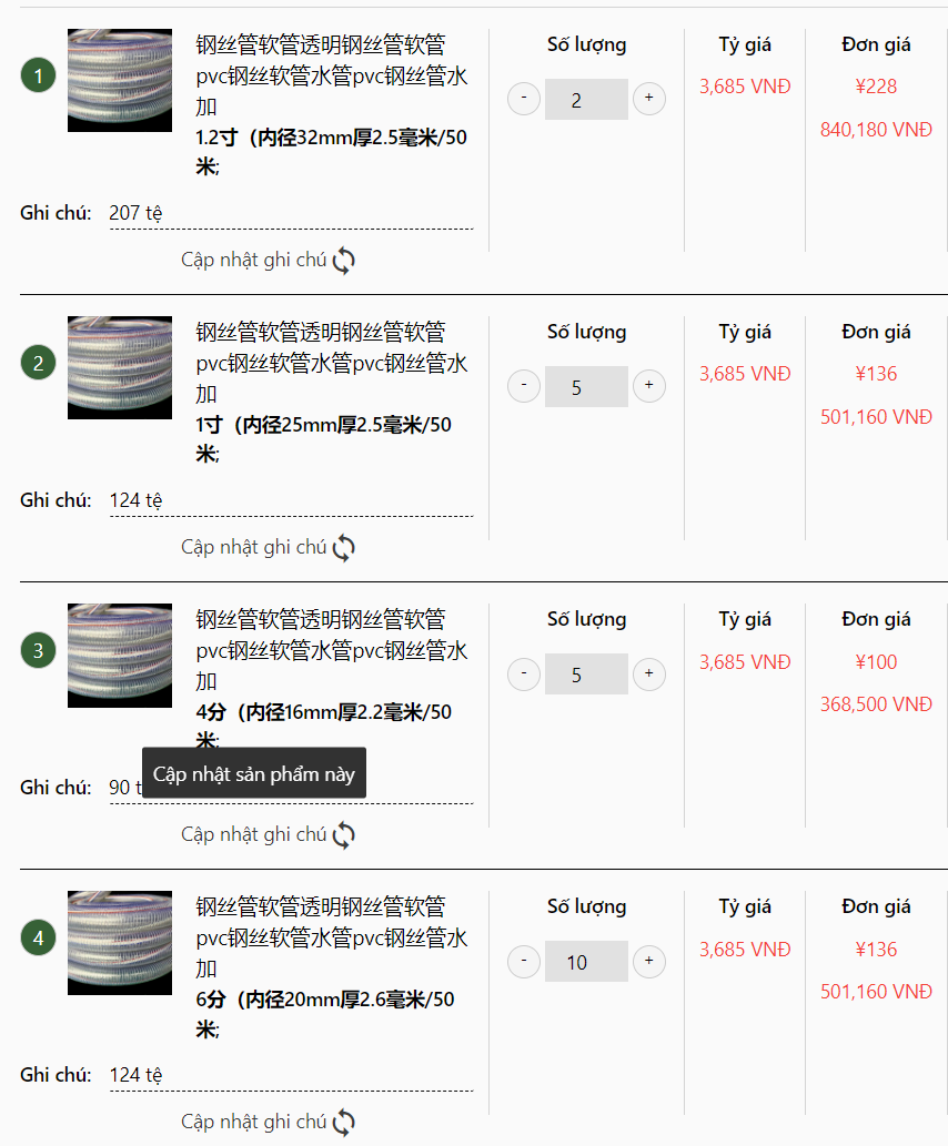 Ống nhựa mềm lõi lò xo thép . Ống PVC trong suốt chống gập dẫn nước, dầu