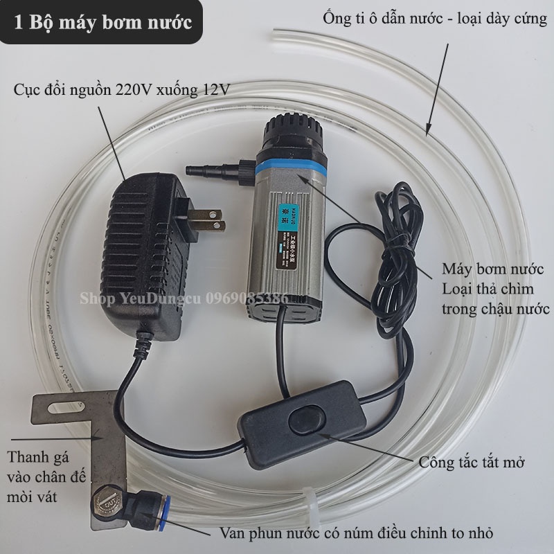 Chân đế bàn cắt mòi vát cạnh gạch men 45 độ - Dụng cụ Gá líp cạnh gạch Inox 304 gắn với máy cắt - Tích hợp máy bơm nước