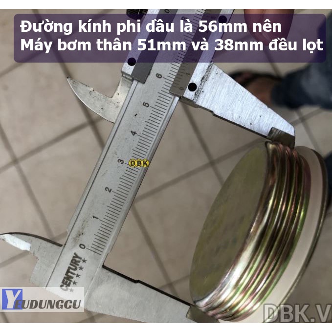 Máy bơm dầu nhớt nhiên liệu, nước mini 12V - 24V, Bơm chìm thả trong phi, can dầu - Màu vàng
