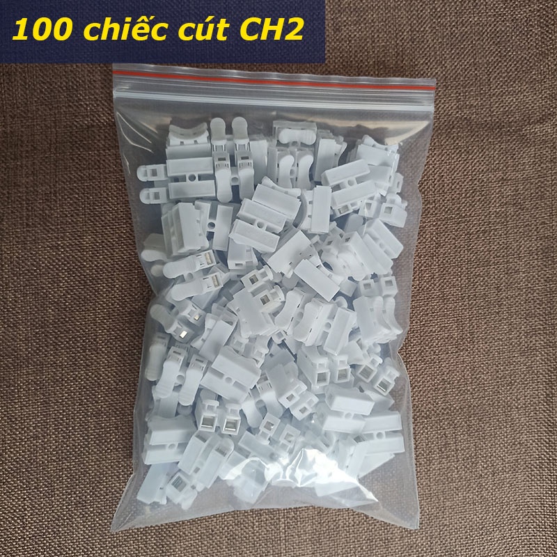 Combo 50 cút nối dây điện, kẹp nối dây đôi CH2