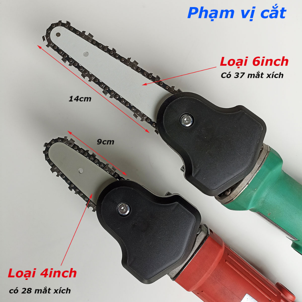 Bộ chuyển đổi Máy cắt mài thành Cưa Xích