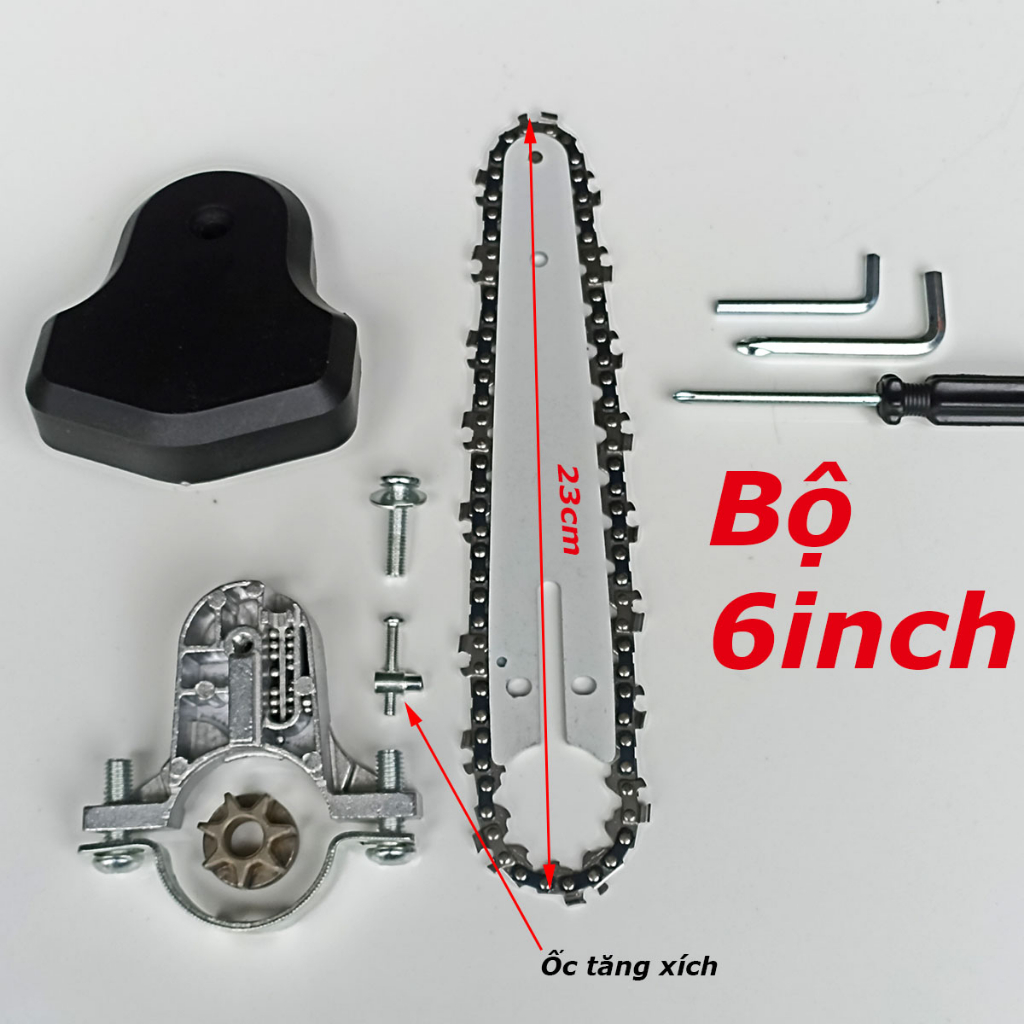 Bộ chuyển đổi Máy cắt mài thành Cưa Xích