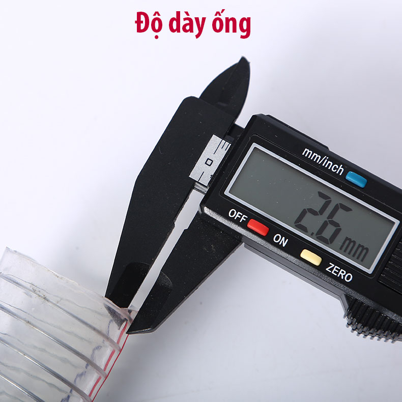 Ống nhựa mềm lõi lò xo thép . Ống PVC trong suốt chống gập dẫn nước, dầu