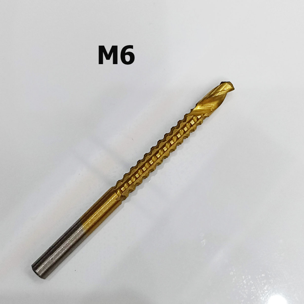 Mũi khoan cưa kéo HSS4341 xoắn ốc kích thước M3 M4 M5 M6 M6.5 M8