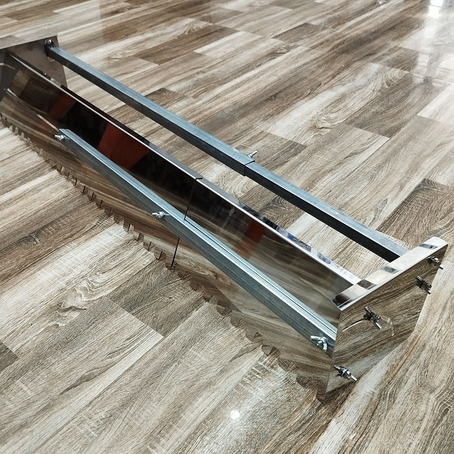 Máng kéo răng cưa tạo rãnh lát gạch mở rộng từ 60cm - 110cm
