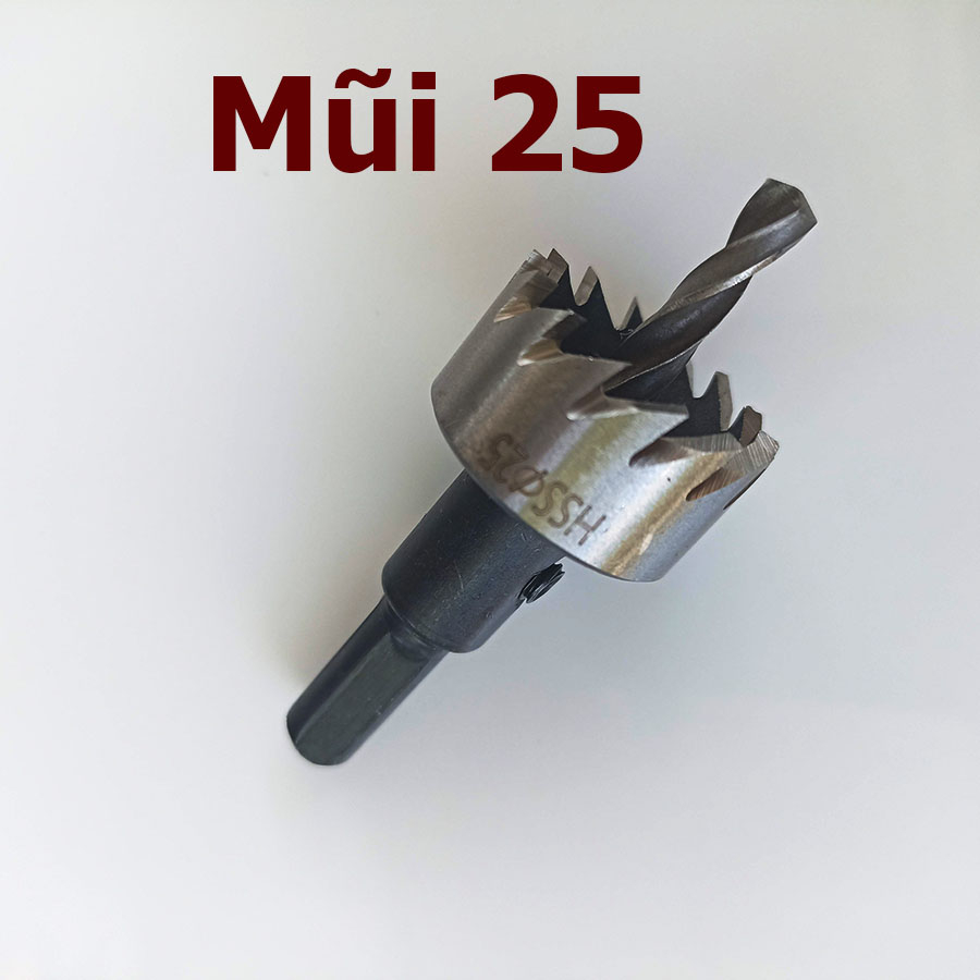 Mũi Khoét Lỗ Tròn Nhôm (16mm - 60mm)