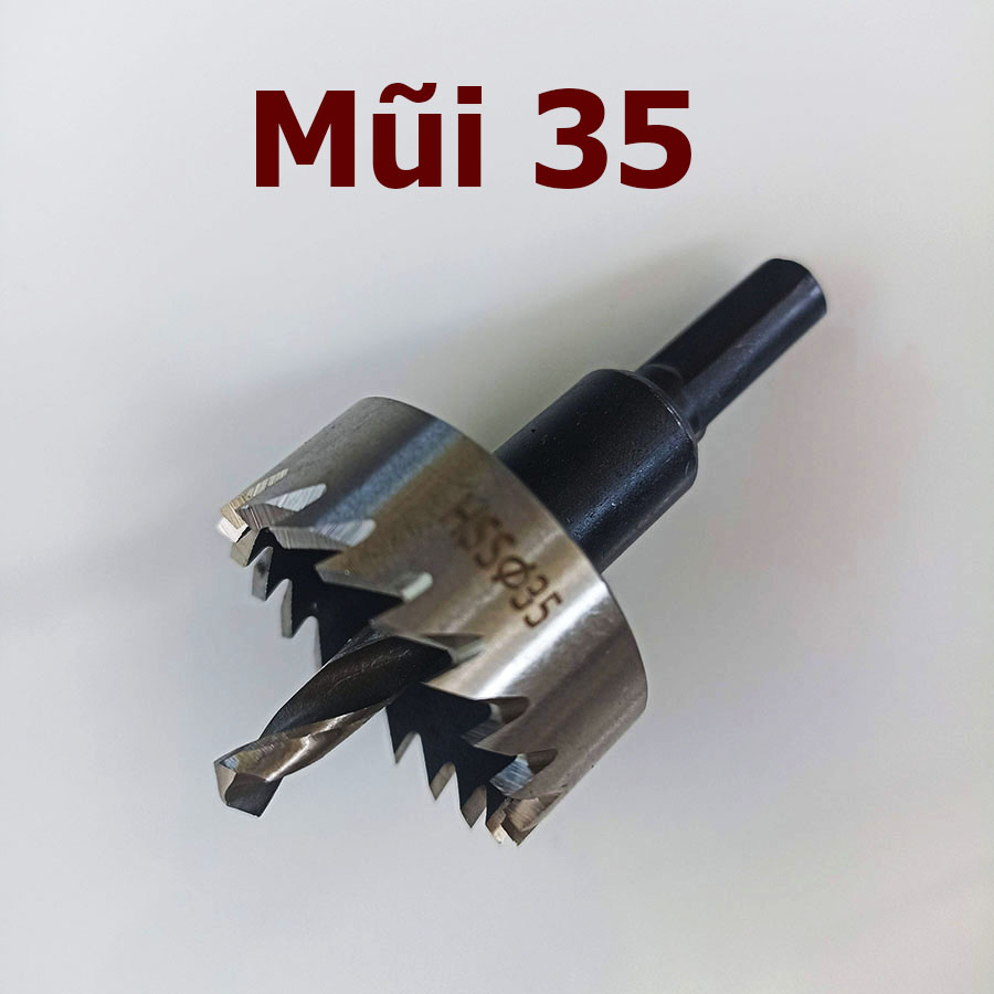 Mũi Khoét Lỗ Tròn Nhôm (16mm - 60mm)