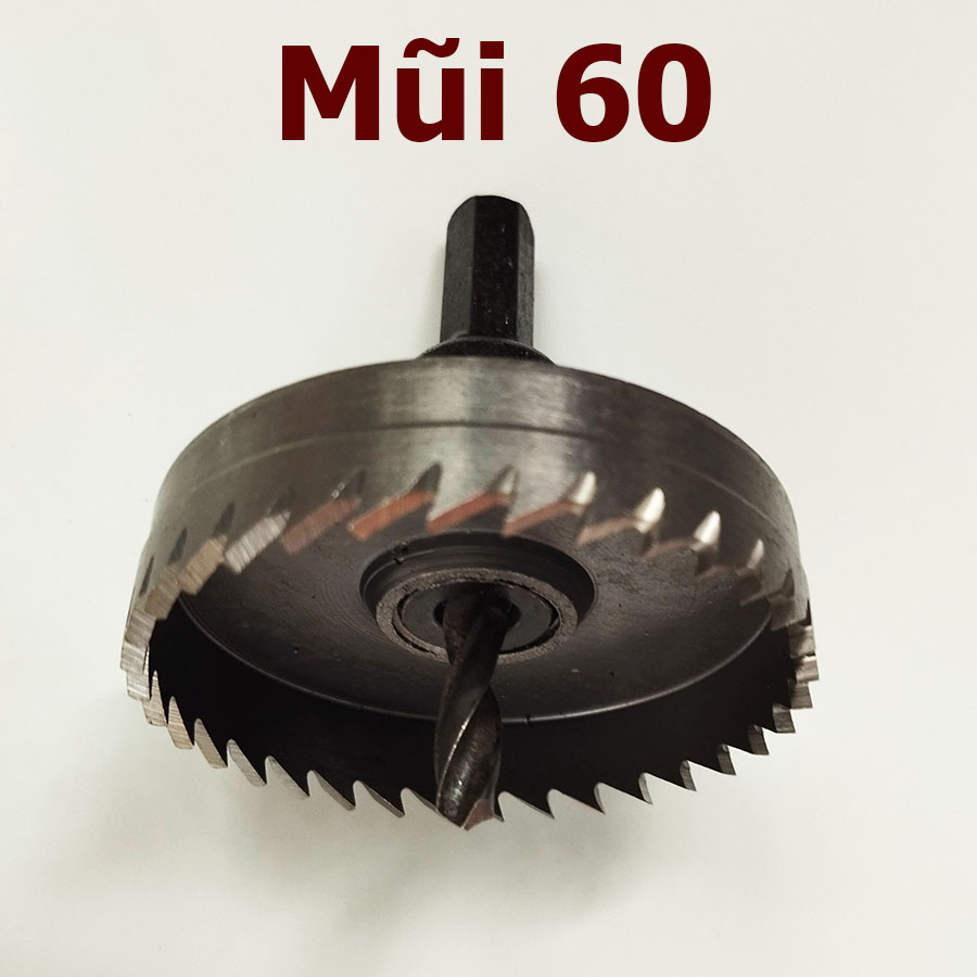 Mũi Khoét Lỗ Tròn Nhôm (16mm - 60mm)