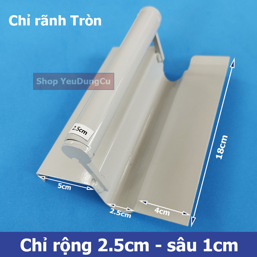 Bay cắt chỉ rãnh âm tường vuông - tròn. Đủ các size