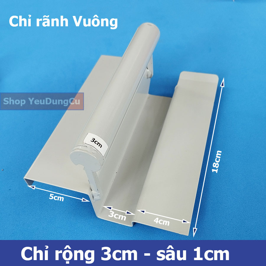 Bay cắt chỉ rãnh âm tường vuông - tròn. Đủ các size
