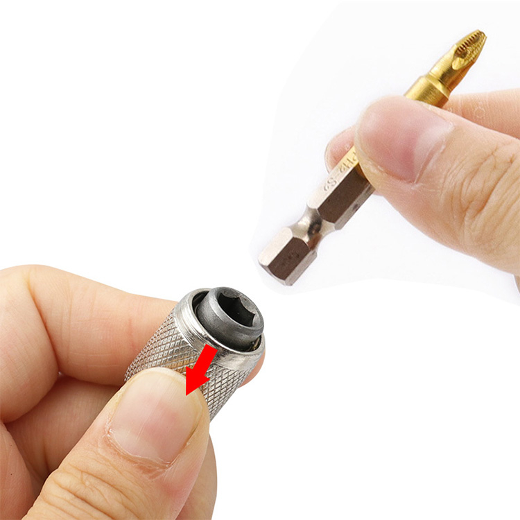 Đầu Chuyển Đổi Chân SDS Khoan Bê Tông Sang bắt vít chân lục giác có bi giữ