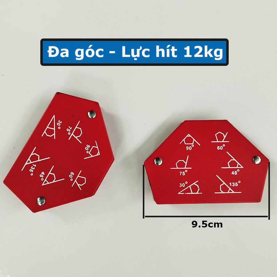Ke góc nam châm 12kg - 22kg - 5kg hàn góc vuông, góc 45 độ