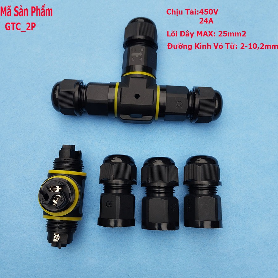 Cút Nối Dây Điện Chữ T Chống Nươc IP68